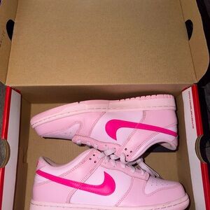 Nike Pink Barbie Dunks